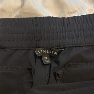 Athleta Black Elastic Waist Athletic Shorts